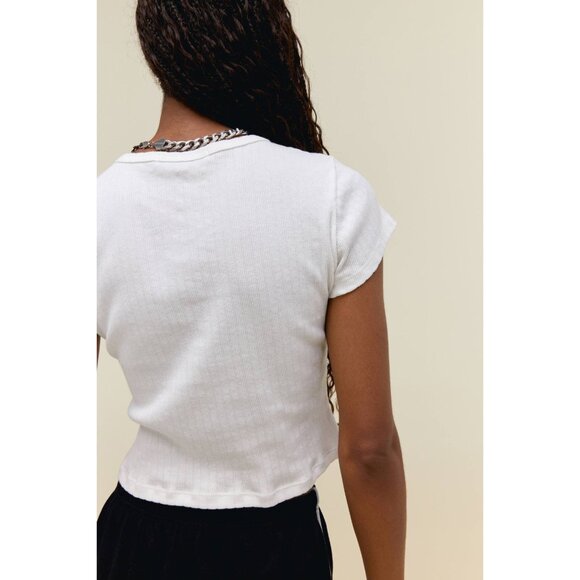 Daydreamer Record Breaker Pointelle Tee S - Picture 3 of 7